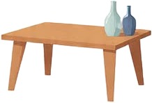 a wooden table with a vase on top.jpg
